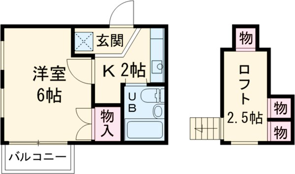 水鳴館の間取り