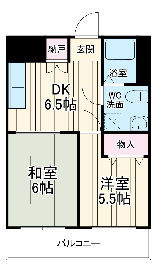 東カン水戸パークハイツの間取り