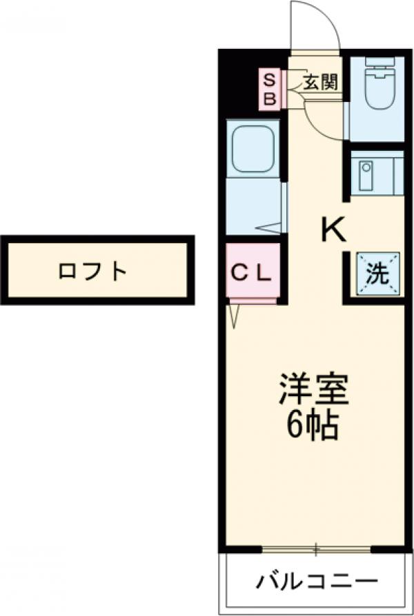ハイツけやき三番館の間取り
