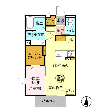 グランマーレMITO Iの間取り