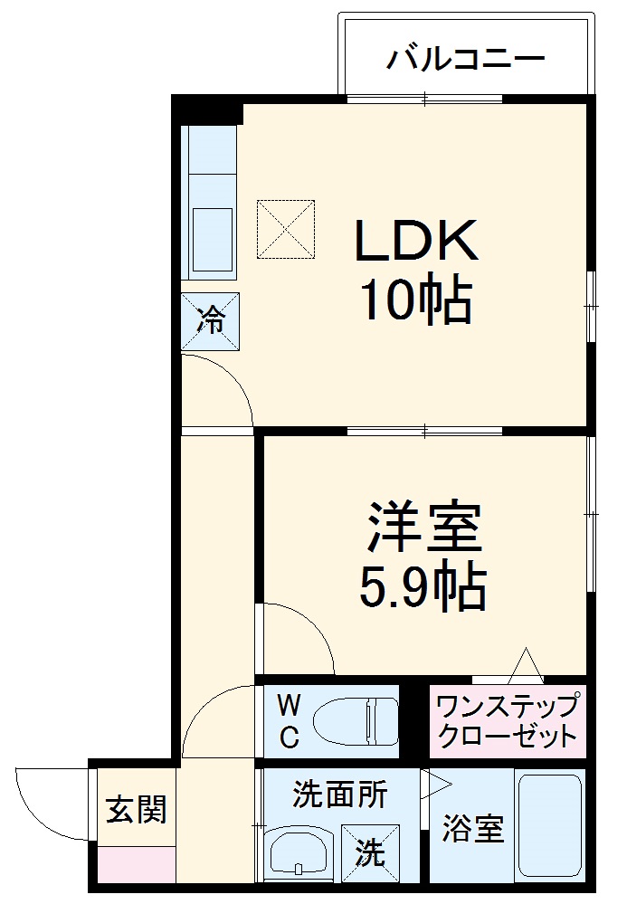 シャルマンコート豊中の間取り