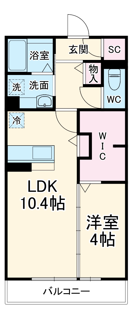 モアニおおたかの間取り