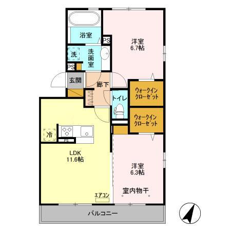 アピチェの間取り