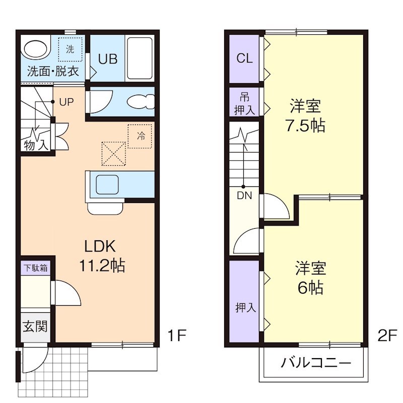 フォーシーズン玉里 Bの間取り