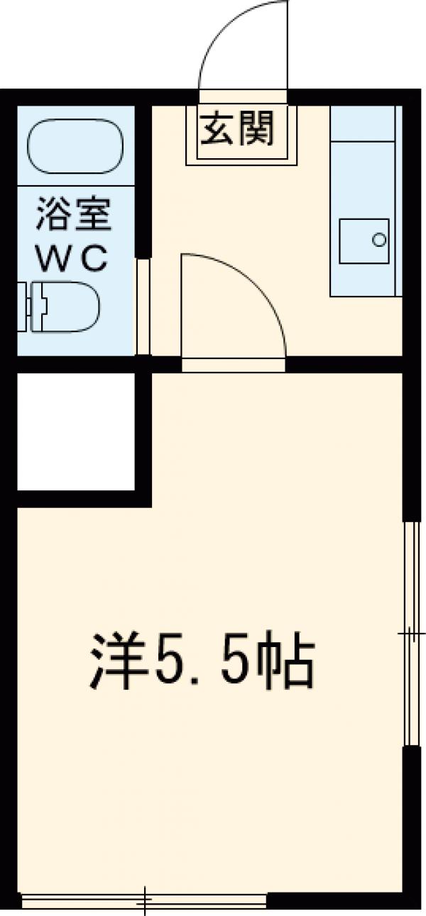 堀江方の間取り