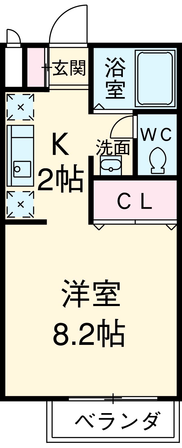 パークサイドビレッジ2番館の間取り