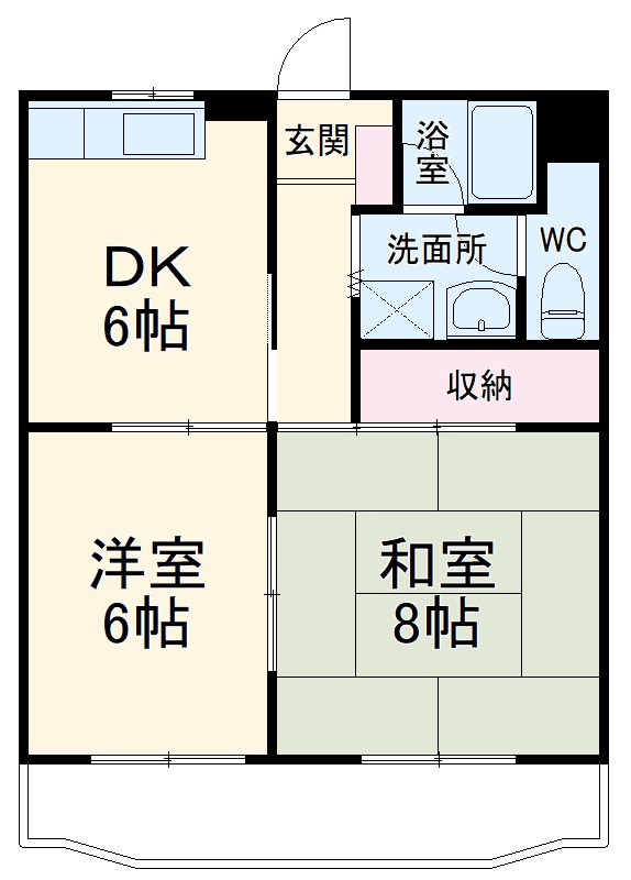 ロイヤルマルトウⅡの間取り