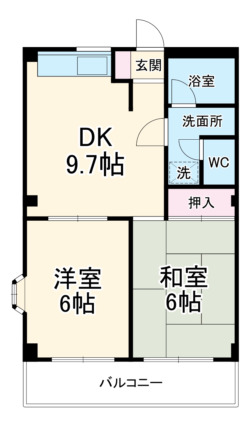サンルミナスの間取り
