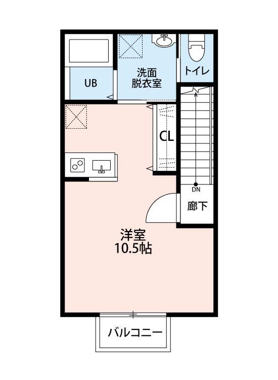 Espace vertの間取り