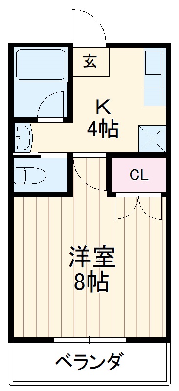 ハイツフリーダムの間取り