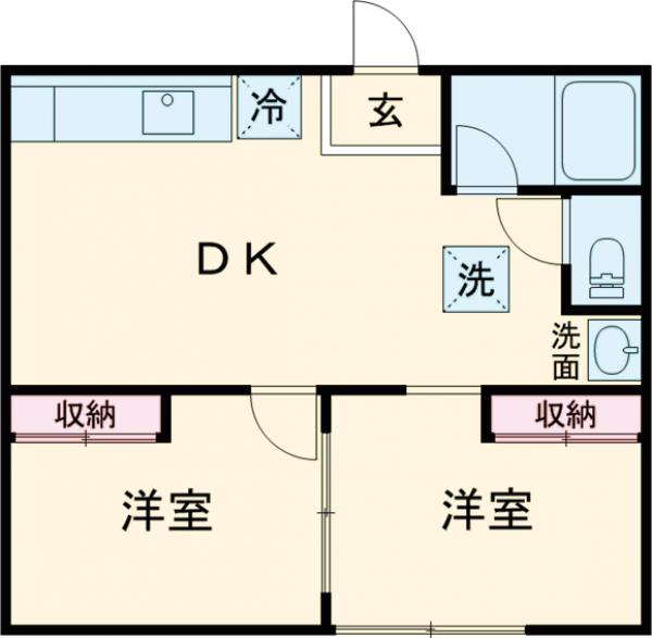 パールハイツの間取り