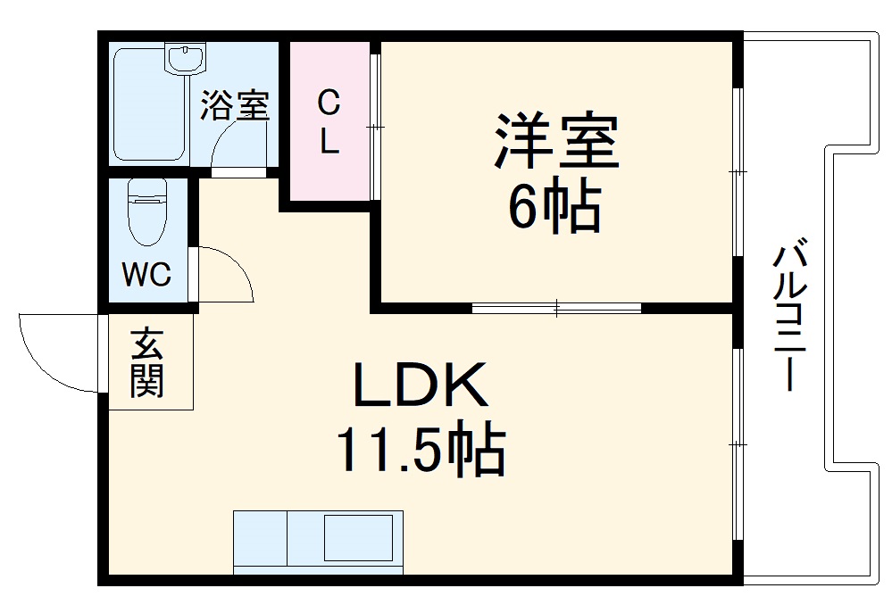 トゥリオーニ豊中南の間取り