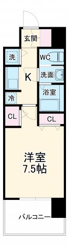 La Douceur黒川Ⅱの間取り