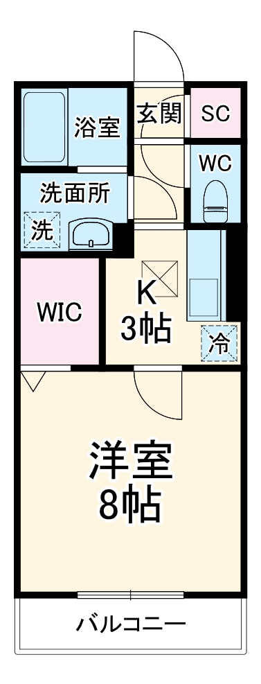 シュライン日進の間取り