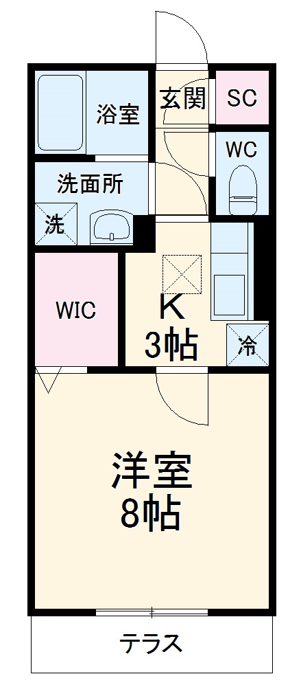 シュライン日進の間取り