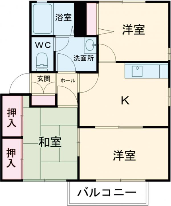 アネックス忠岡の間取り
