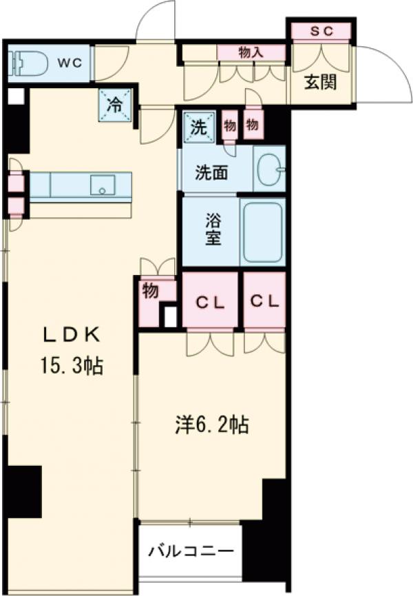 ヴァロータ氷川台の間取り