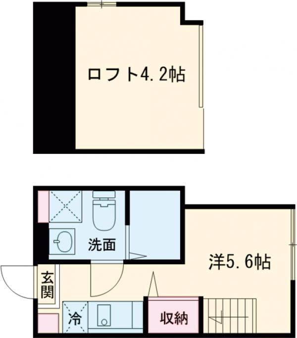 アジュール小岩の間取り