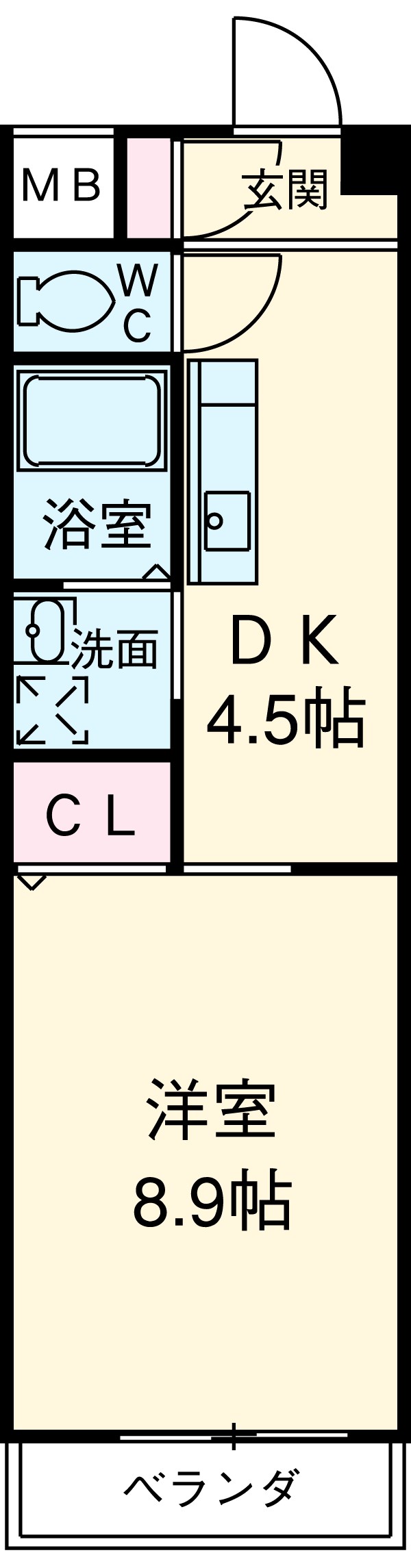 ポポラーレヒロの間取り