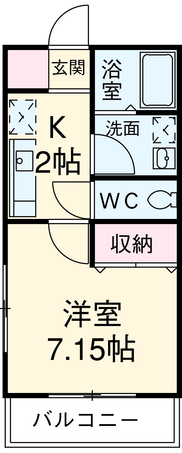 グラッセア馬事公苑第二の間取り