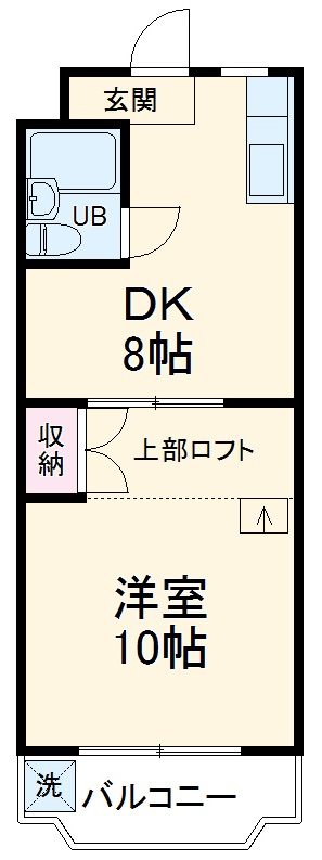 コナビック西塚Ⅰの間取り