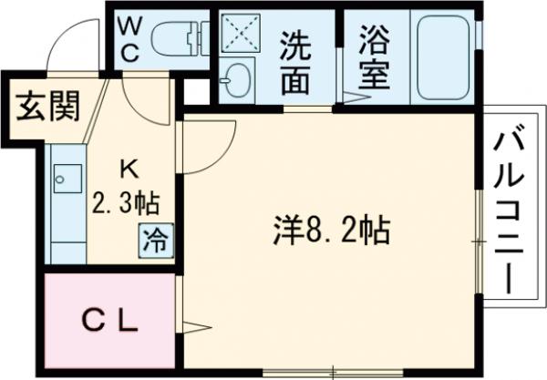 パーチェ西大井の間取り