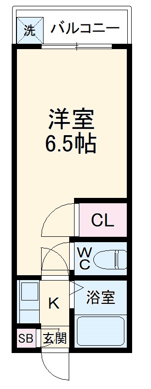 東和マンションの間取り