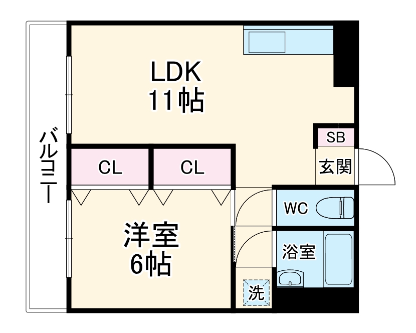 東カングランドマンション浦安の間取り
