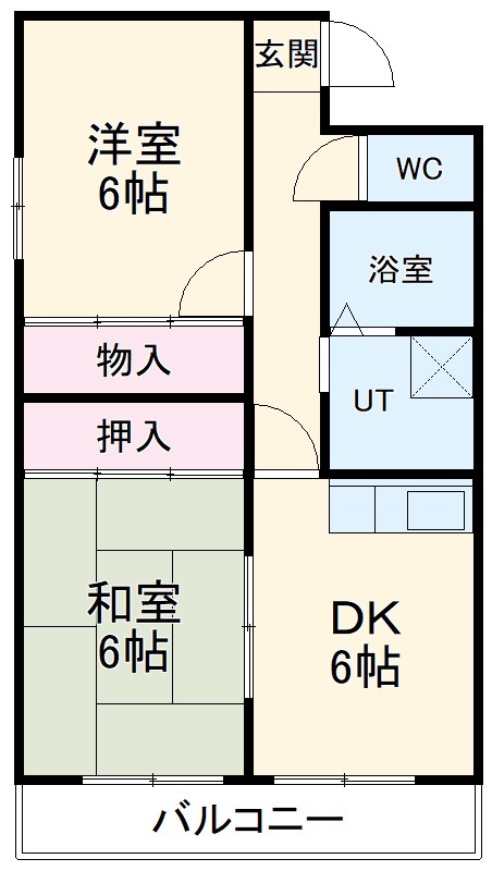 ラポールサワイの間取り
