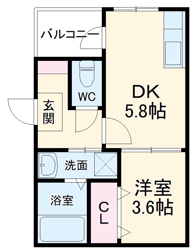 ハーモニーテラス押木田町の間取り