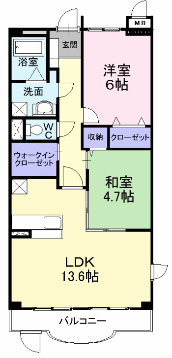 エトワールひこの間取り