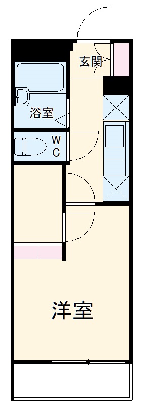 レオパレスヴァンメルベーユの間取り