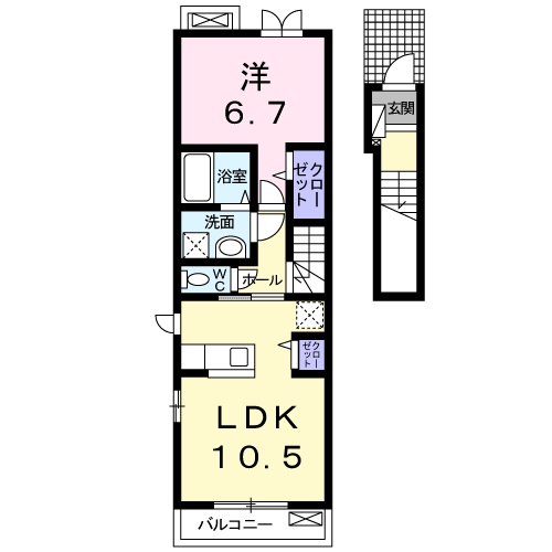 モダン・フリシュBの間取り
