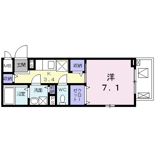 ウィステリアの間取り