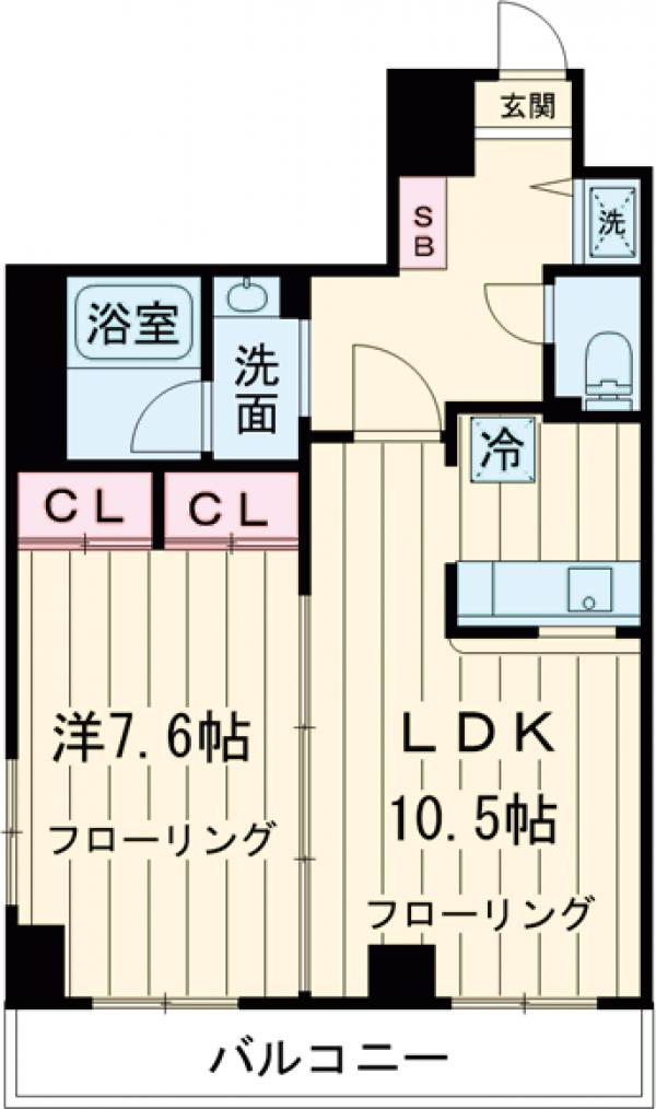 クレール目黒の間取り