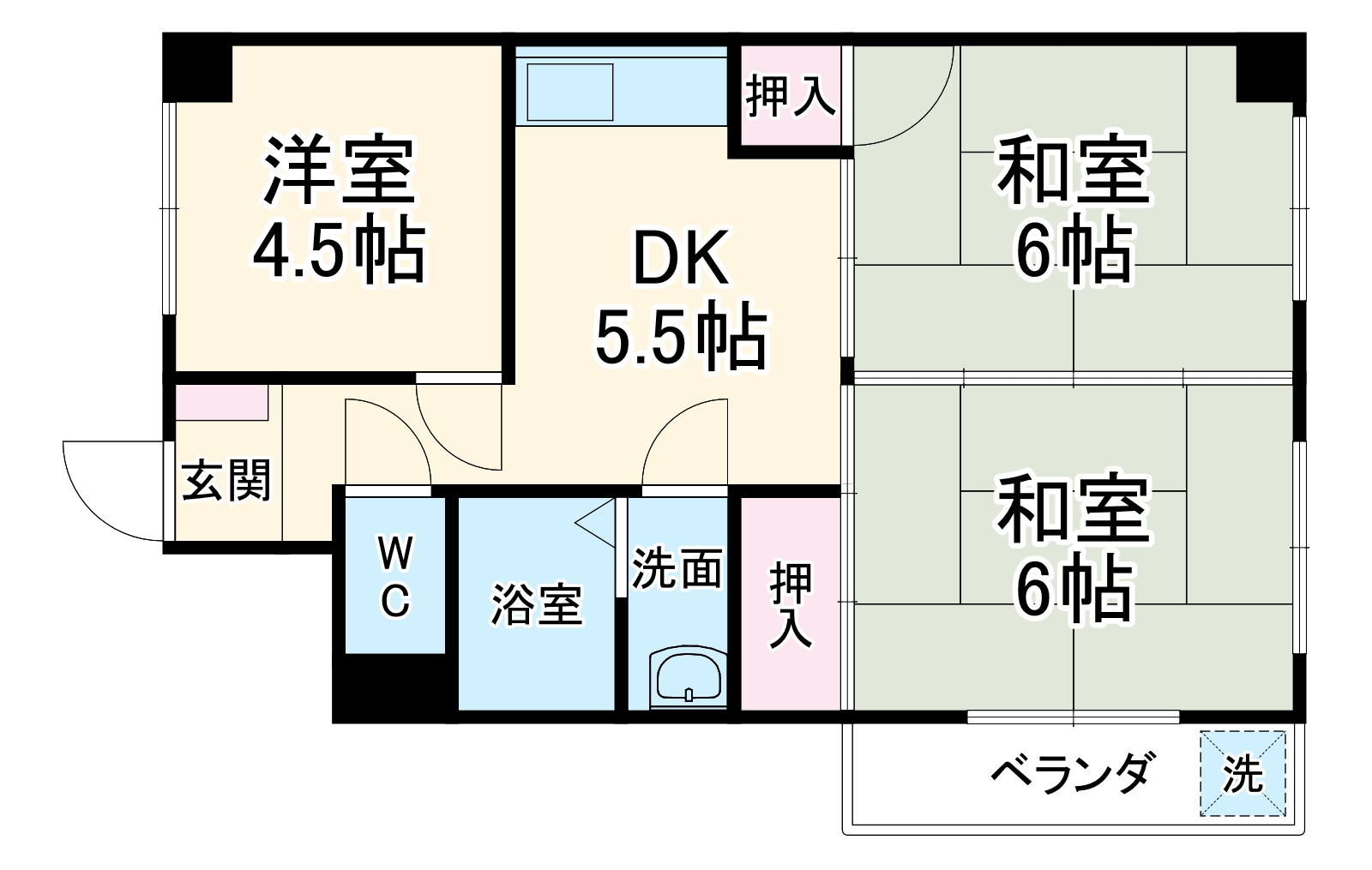 シティライフ浅井の間取り
