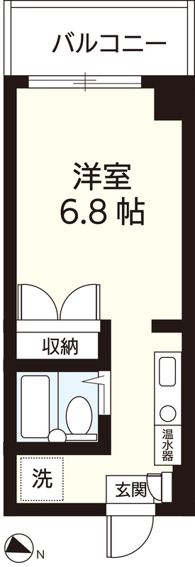 ドエル西船の間取り