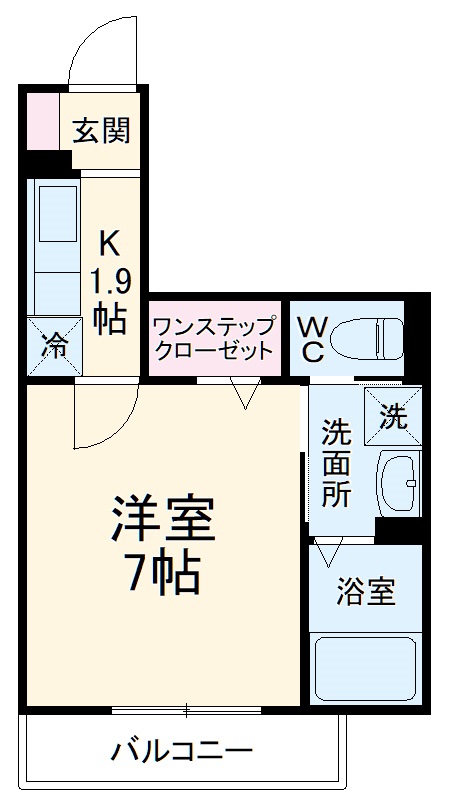 クレール藤沢Ⅱの間取り
