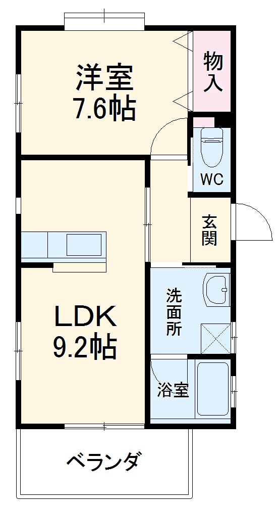 メゾンフローラの間取り