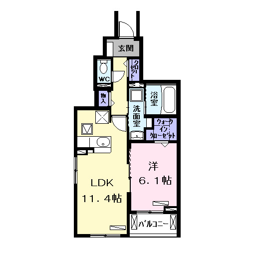 ブルーデイジーの間取り