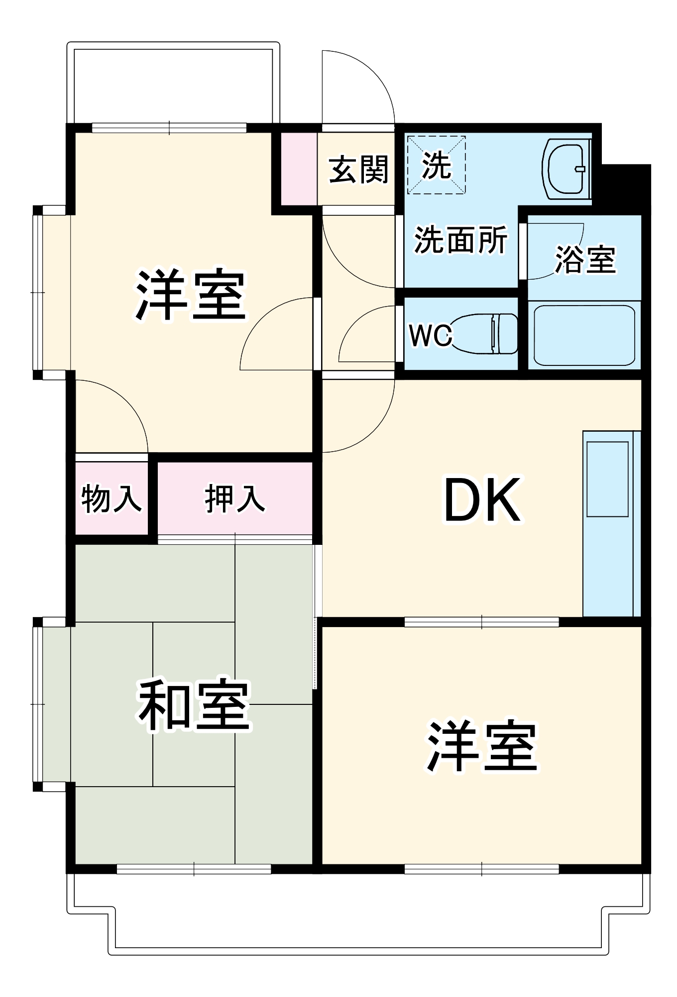 パークありのみ2の間取り