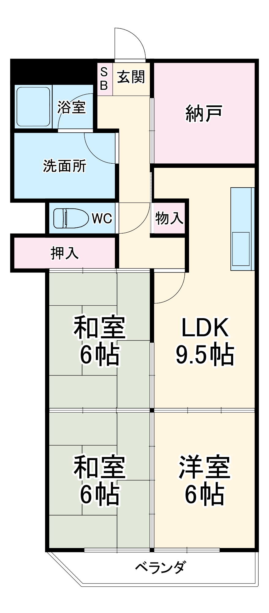プラザ1986の間取り
