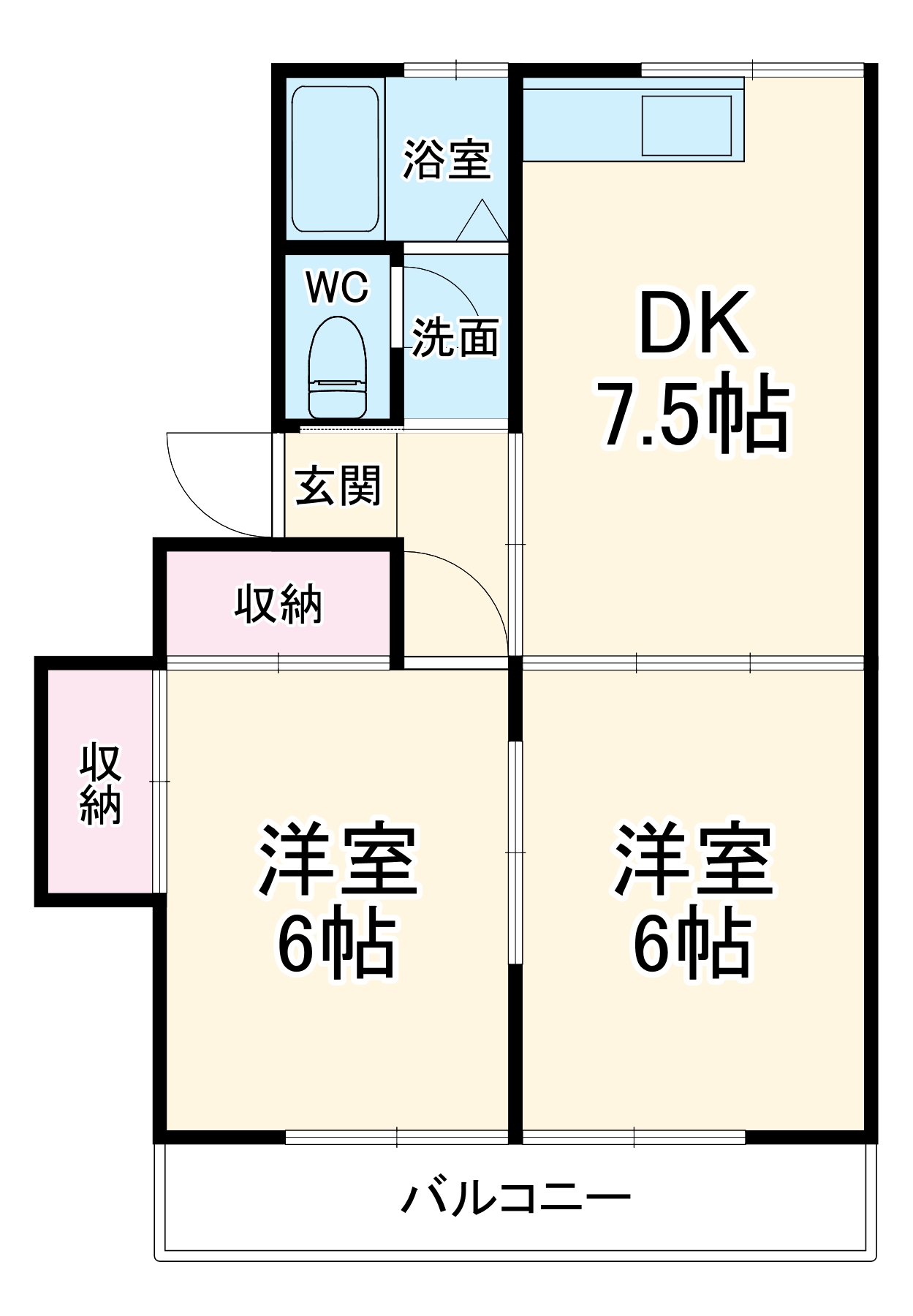 ストークハイムⅠの間取り