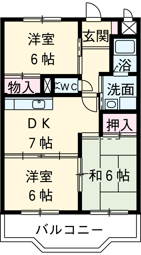 グリーンベルの間取り