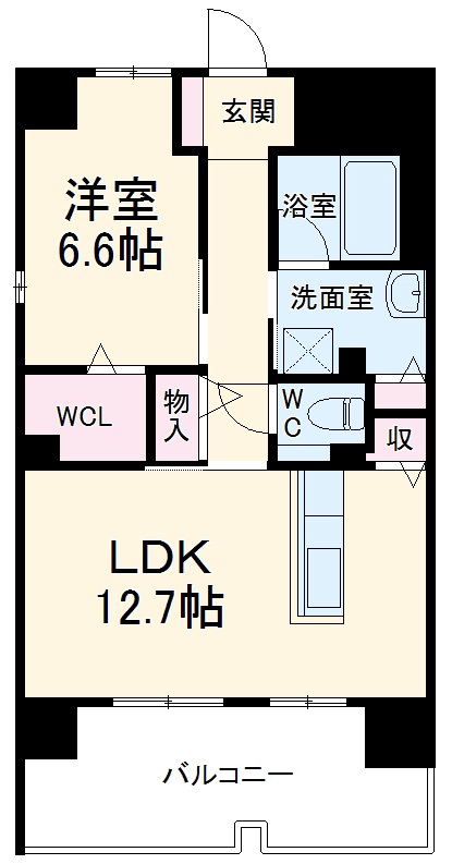 高畑T-2マンションの間取り