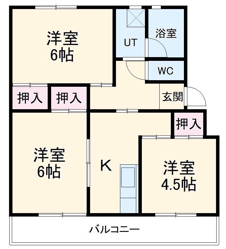 赤坂コーポ 北棟の間取り