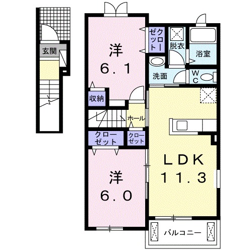 アンビエンテの間取り