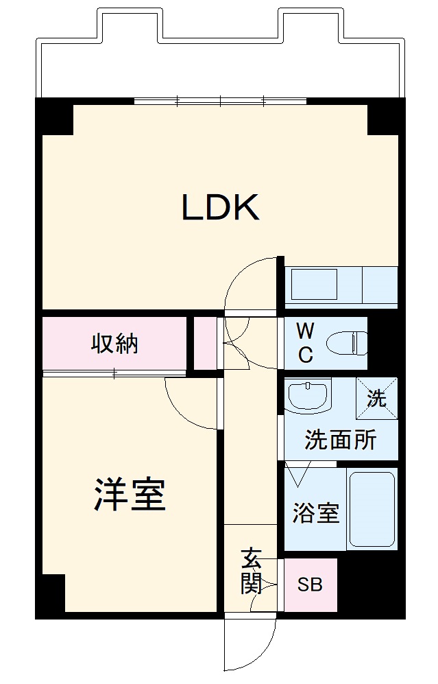 空港リブレ大阪屋の間取り