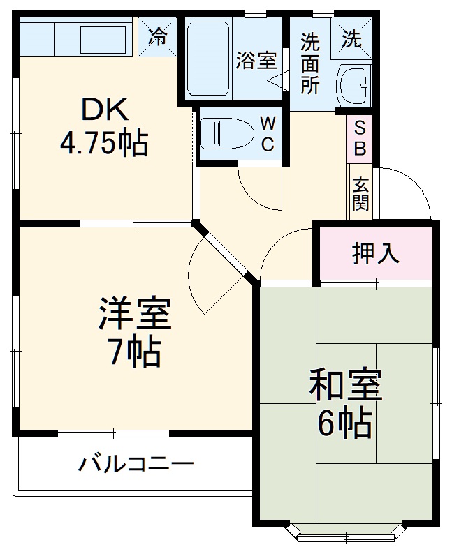 ハウス那由多の間取り
