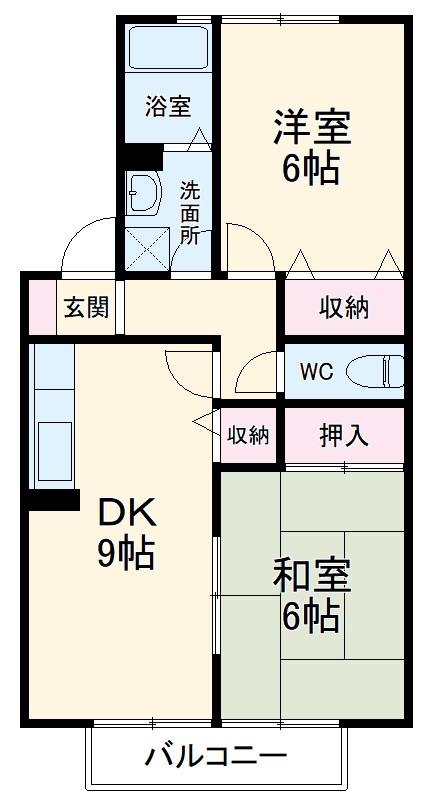 ドミールシャルマンの間取り